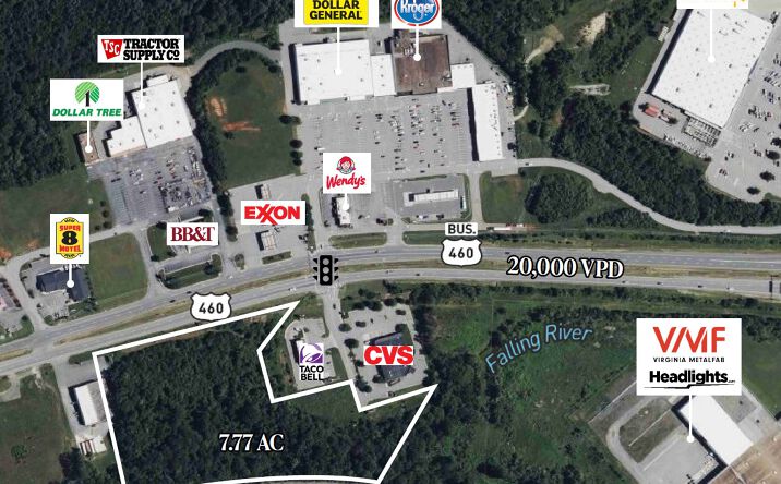 Pictures of Land property located at 7730 Richmond Hwy, Appomattox, VA 24522 for lease - image #1