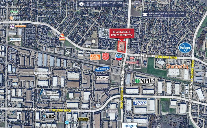 Pictures of Retail property located at 1409 Shiloh Rd, Plano, TX 75074 for lease - image #1