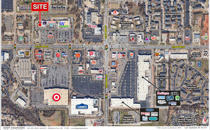 Pictures of Retail property located at 1141 East 2nd Street, Edmond, OK 73034 for lease - image #1