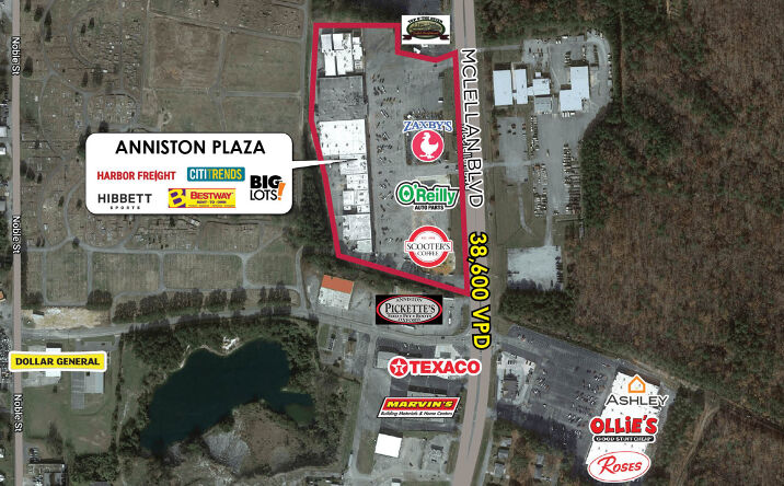 Pictures of Retail property located at 3500 McClellan Blvd, Anniston, AL 36201 for lease - image #1