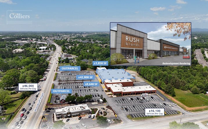 Pictures of Retail property located at 2131 Woodruff Rd, Greenville, SC 29607 for lease - image #1