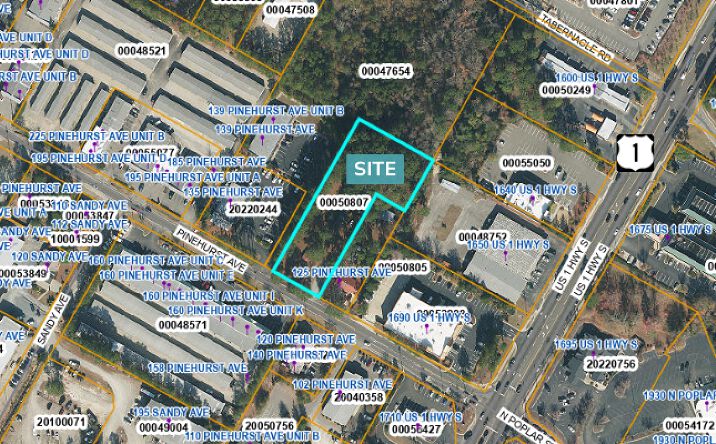 Pictures of Land property located at 130 Pinehurst Ave, Southern Pines, NC 28387 for lease - image #1