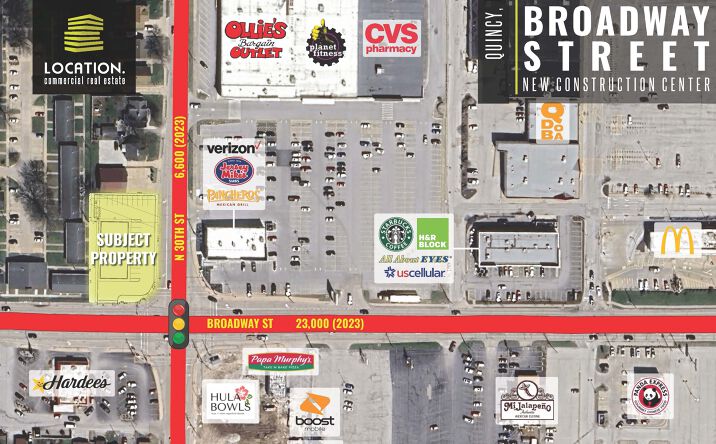 Pictures of Retail property located at 2929 Broadway St, Quincy, IL 62301 for lease - image #1