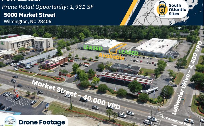 Pictures of Retail, Office, Special Purpose property located at 5000 Market St, Wilmington, NC 28405 for lease - image #1