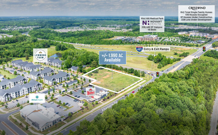 Pictures of Retail, Office, Restaurant property located at Albemarle Road at I-485, Charlotte, NC 28227 for lease - image #1