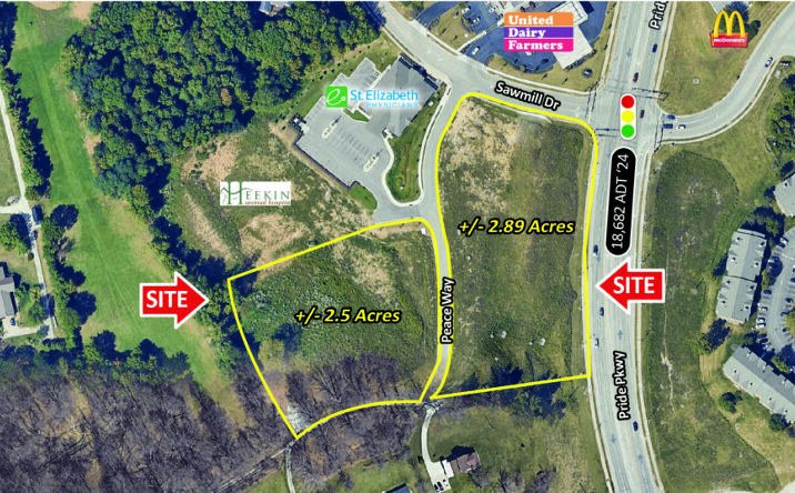 Pictures of Retail, Land property located at Pride Pkwy & Sawmill Dr, Ryland Heights, KY 41015 for lease - image #1