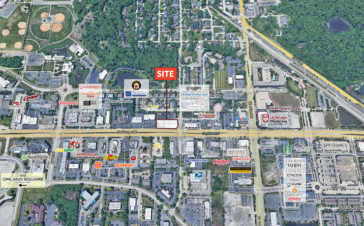 Pictures of Retail, Land, Restaurant property located at 14450 LaGrange Rd, Orland Park, IL 60462 for lease - image #1