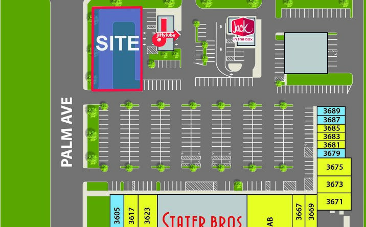 Pictures of Retail, Land, Restaurant property located at 3601 E Highland Ave, Highland, CA 92346 for lease - image #1