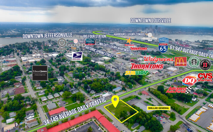 Pictures of Land property located at 1003 Watt St, Jeffersonville, IN 47130 for lease - image #1