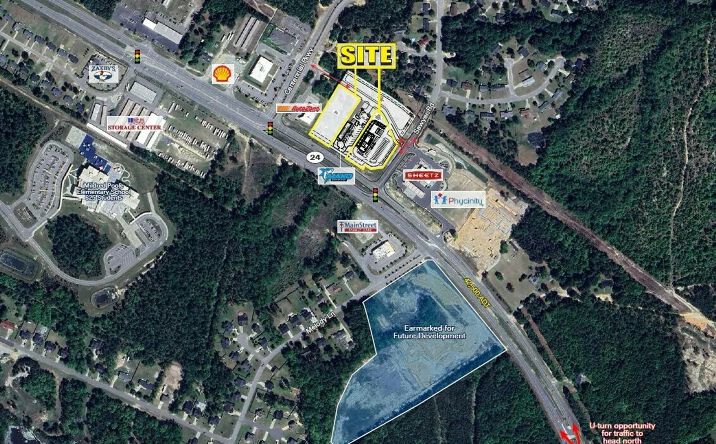 Pictures of Retail, Office, Land property located at Hwy 24 & Sawyer Rd, Cameron, NC 28326 for lease - image #1