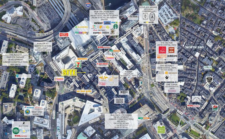 Pictures of Retail property located at 205 Portland St, Boston, MA 02114 for lease - image #1
