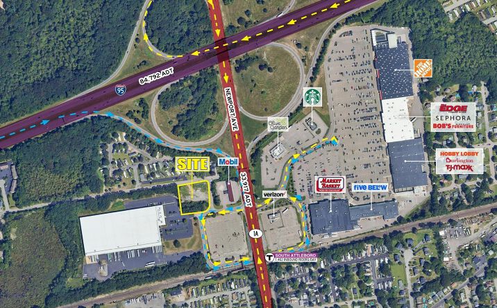 Pictures of Land property located at 495 Collins St, Attleboro, MA 02703 for lease - image #1