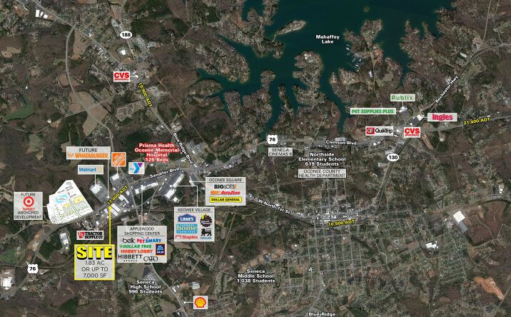 Pictures of Retail property located at 1637 Sandifer Blvd, Seneca, SC 29678 for lease - image #1