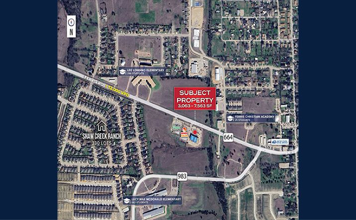 Pictures of Retail property located at 454 FM664, Ferris, TX 75125 for lease - image #1