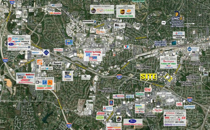 Pictures of Office property located at 3018-3020 West Gate City Boulevard, Greensboro, NC 27403 for lease - image #1