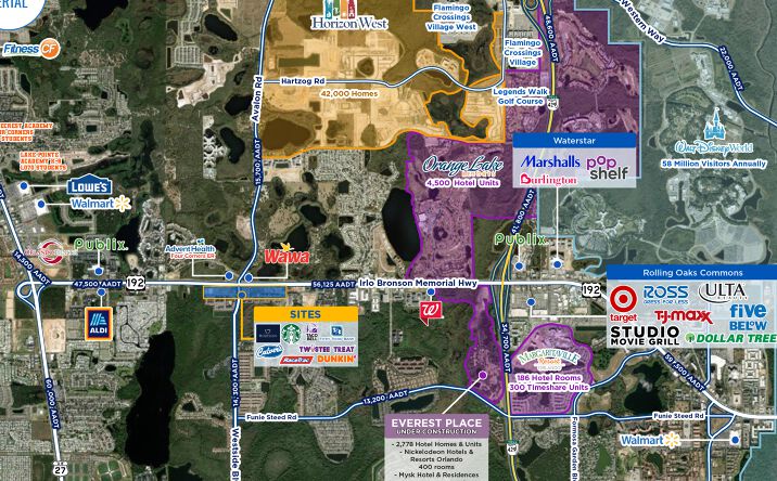 Pictures of Retail, Land property located at 9020 W Irlo Bronson Memorial Hwy, Kissimmee, FL 34747 for lease - image #1