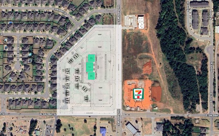 Pictures of Retail property located at NWC of SW 59th & S Mustang Rd, Oklahoma City, OK 73064 for lease - image #1