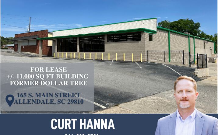 Pictures of Retail property located at 165 S Main St, Allendale, SC 29810 for lease - image #1