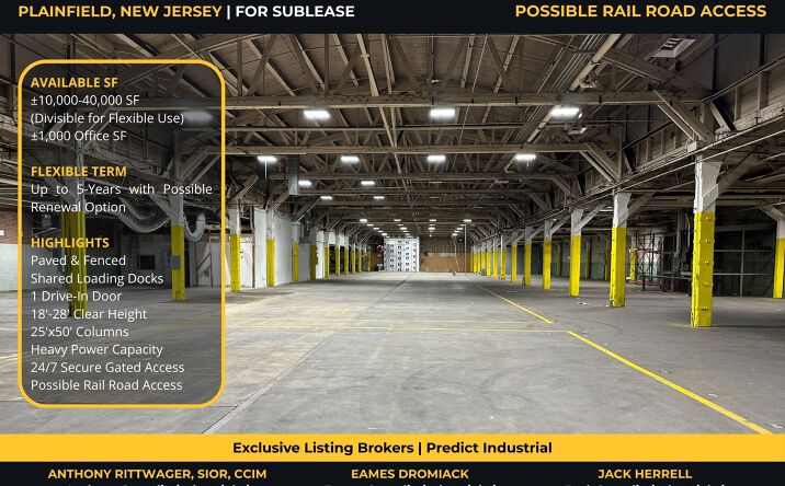 Pictures of Industrial property located at 1000 S 2nd St, Plainfield, NJ 07063 for lease - image #1