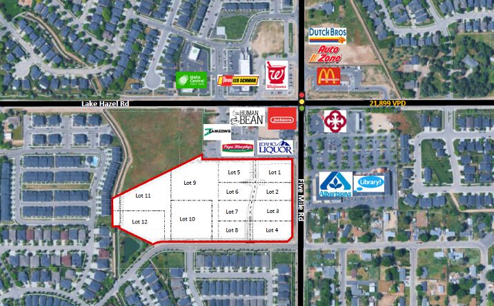Pictures of Retail, Land, Restaurant property located at Five Mile Rd, Boise, ID 83709 for lease - image #1