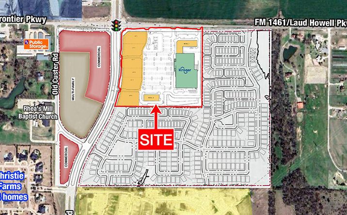 Pictures of Retail property located at Sec Custer Road & Frontier Parkway, McKinney, TX 75071 for lease - image #1
