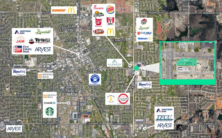 Pictures of Land property located at 1200 E Alameda St, Norman, OK 73071 for lease - image #1