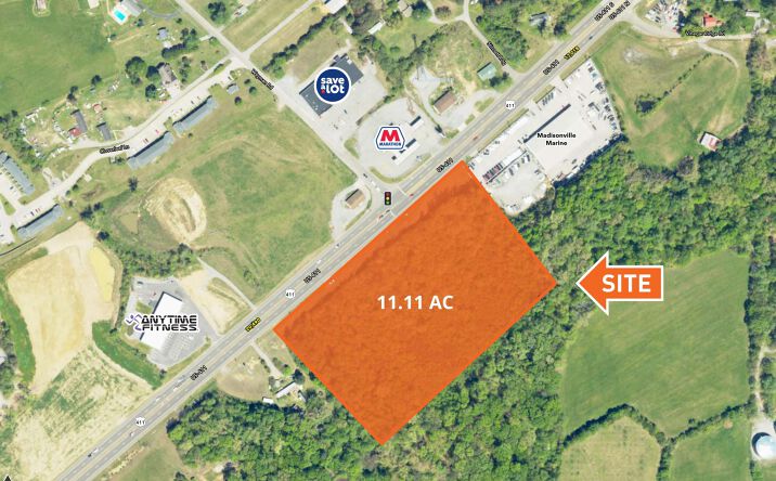Pictures of Land property located at 0 Highway 411, Madisonville, TN 37354 for lease - image #1