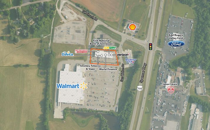 Pictures of Retail property located at 150 Sam Walton Dr, Sparta, TN 38583 for lease - image #1
