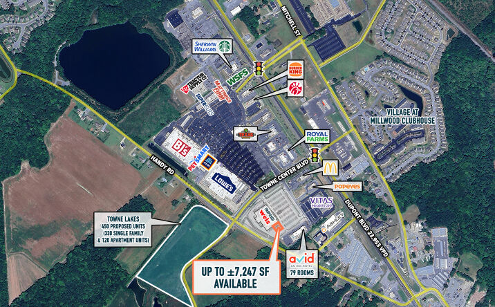 Pictures of Retail property located at 26676 Centerview Dr, Millsboro, DE 19966 for lease - image #1