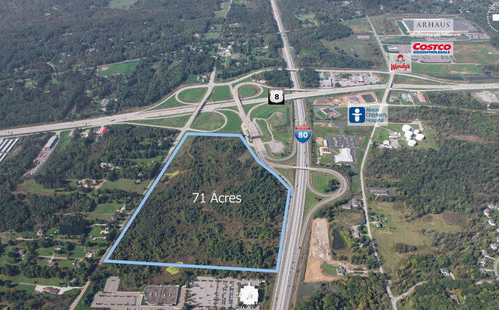 Pictures of Land property located at Ohio Turnpike & State Route 8, Boston Heights, OH 44236 for lease - image #1