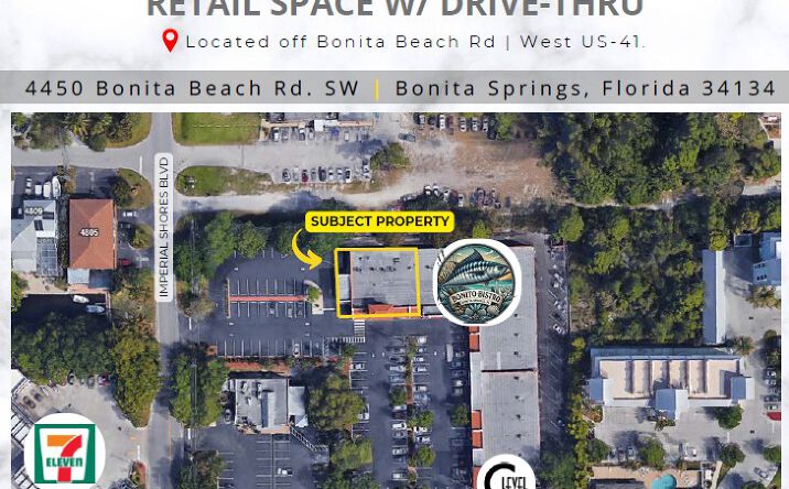 Pictures of Retail property located at 4450 Bonita Beach Rd SW, Bonita Springs, FL 34134 for lease - image #1