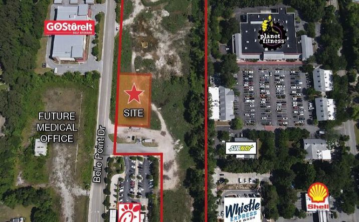 Pictures of Land property located at 45 Belle Point Drive, Mount Pleasant, SC 29464 for lease - image #1