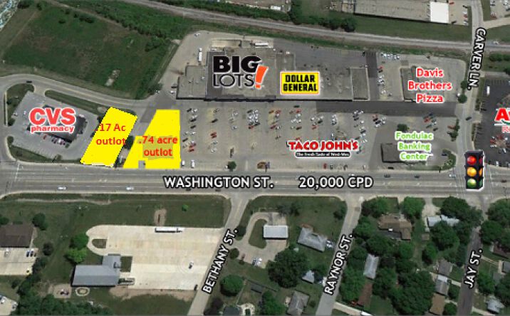 Pictures of Retail, Land, Restaurant property located at 2402 E Washington St, East Peoria, IL 61611 for lease - image #1