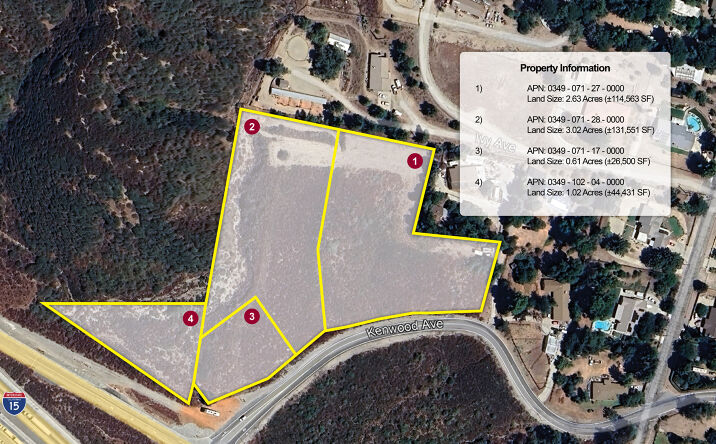 Pictures of Retail, Land property located at Kenwood Avenue & 15 FWY, San Bernardino, CA 92407 for lease - image #1
