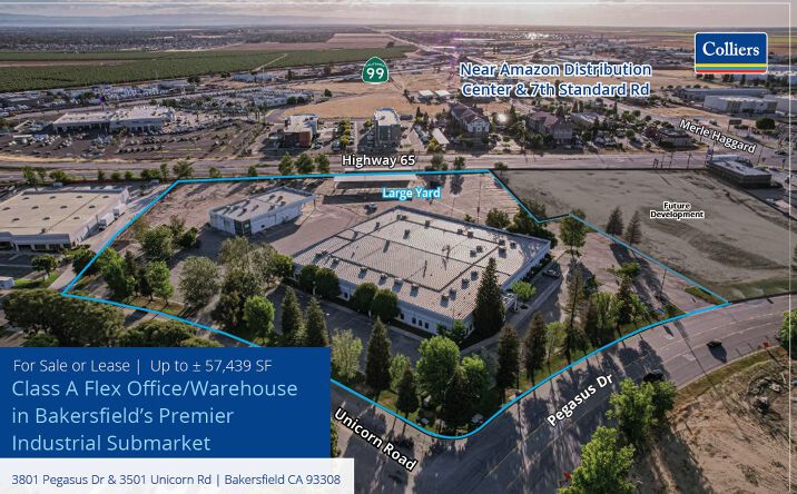 Pictures of Industrial property located at 3801 Pegasus Dr, Bakersfield, CA 93308 for lease - image #1