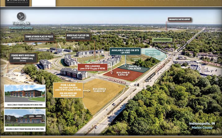 Pictures of Retail, Restaurant property located at 5738 E 96th St, Fishers, IN 46038 for lease - image #1