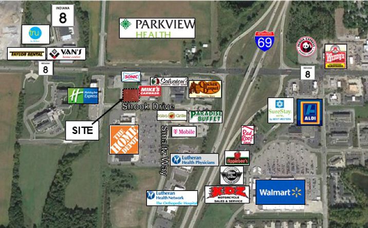 Pictures of Retail property located at 1520 Shook Dr, Auburn, IN 46706 for lease - image #1