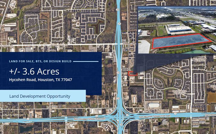 Pictures of Land property located at Hycohen Rd, Houston, TX 77047 for lease - image #1