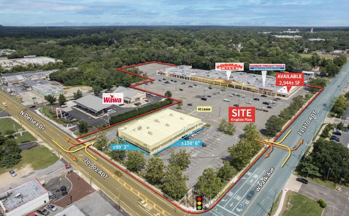 Pictures of Retail, Restaurant property located at 20 W Park Ave, Vineland, NJ 08360 for lease - image #1