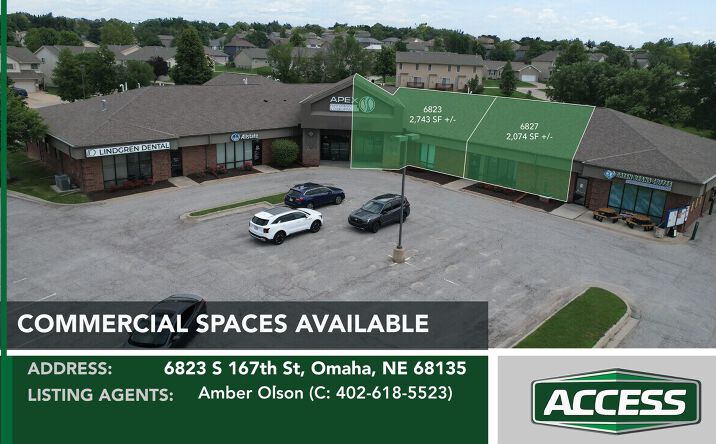 Pictures of Retail, Office property located at 6823 S 167th St, Omaha, NE 68135 for lease - image #1
