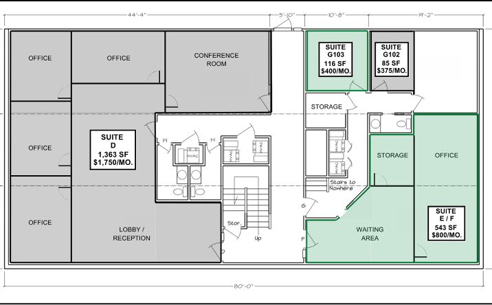 Pictures of Office property located at 2619 W 6th St, Lawrence, KS 66049 for lease - image #1