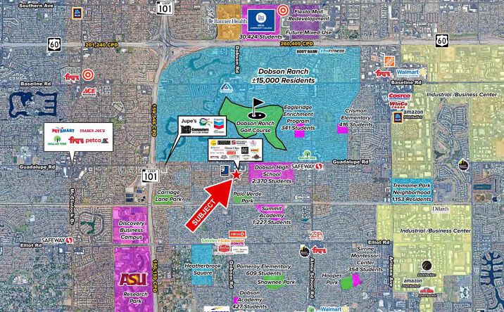 Pictures of Retail property located at SSEC of Guadalupe Rd and Dobson Rd, Mesa, AZ 85202 for lease - image #1