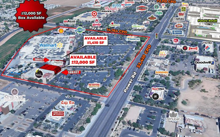 Pictures of Retail property located at SWC of Ray Rd and Power Rd, Gilbert, AZ 85295 for lease - image #1