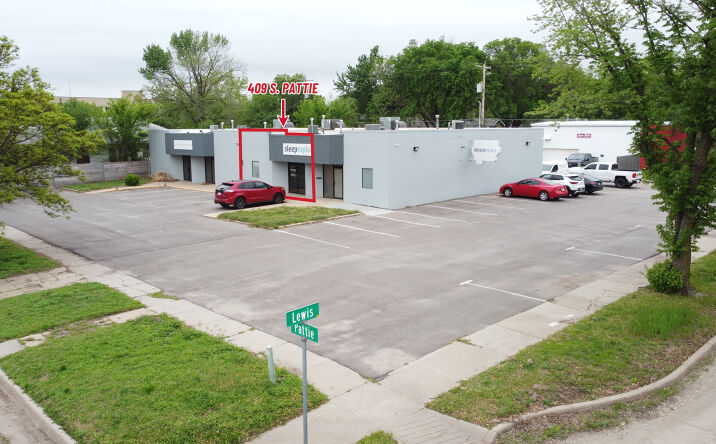 Pictures of Office property located at 407-409 S Pattie St, Wichita, KS 67211 for lease - image #1