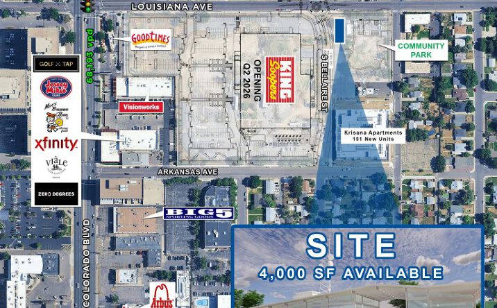 Pictures of Retail property located at 4340 E Louisiana Ave., Denver, CO, Denver, CO 80222 for lease - image #1