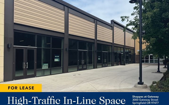 Pictures of Retail property located at 3000 Gateway St, Springfield, OR 97477 for lease - image #1