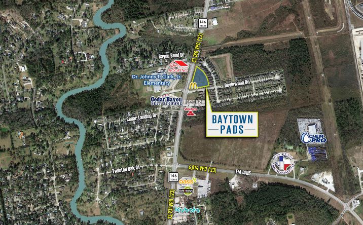 Pictures of Land property located at 10203 Devinwood Dr, Baytown, TX 77523 for lease - image #1
