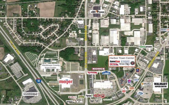 Pictures of Retail property located at 4411-4421 Dewey St, Manitowoc, WI 54220 for sales - image #1