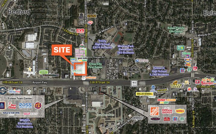 Pictures of Retail property located at Bedford, TX, Bedford, TX 76021 for lease - image #1