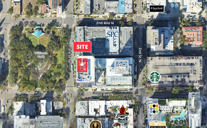 Pictures of Retail property located at 299 1st Ave NE, St. Petersburg, FL 33701 for lease - image #1